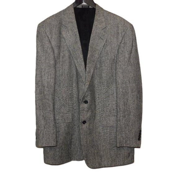 Oscar De La Renta Men's 100% Silk Suit Jacket